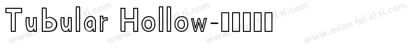 Tubular Hollow字体转换